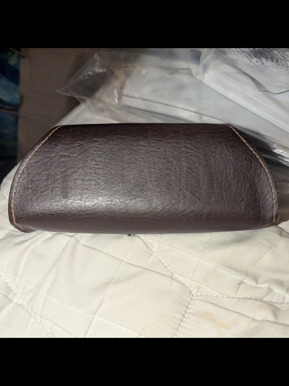 Lucky Brand Leather Sunglasses Case